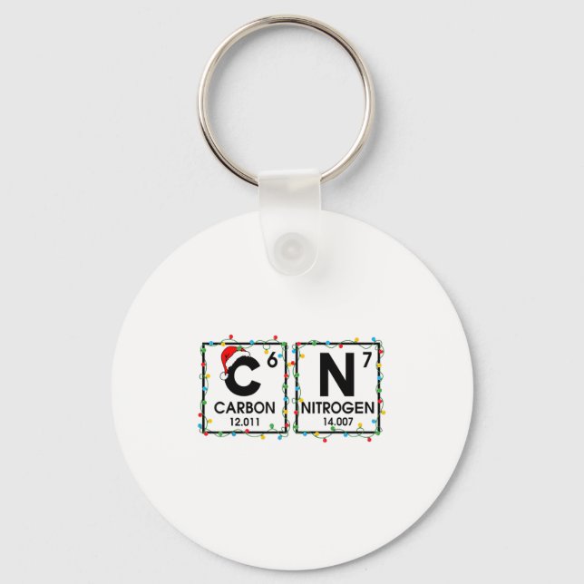 67 Meme Funny Teacher Science Periodic Table 67 Ch Keychain (Front)