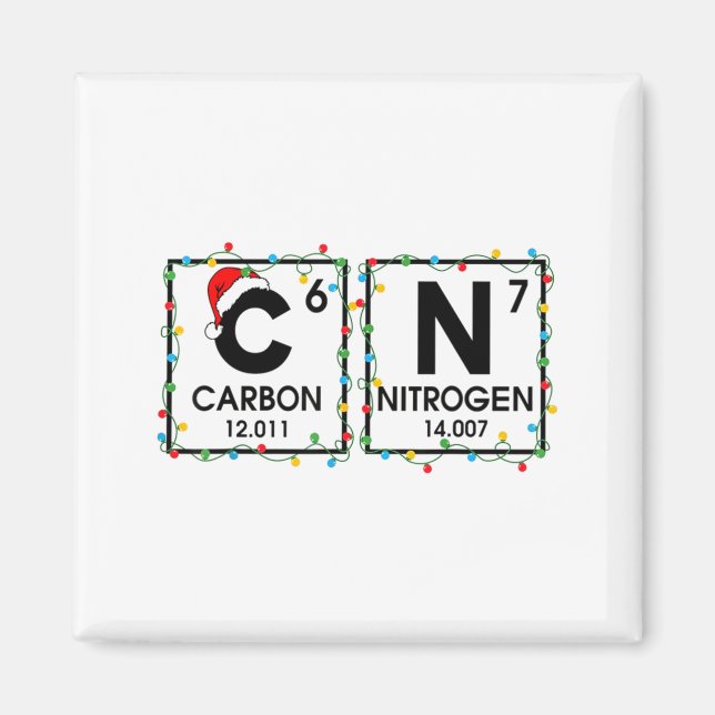 67 Meme Funny Teacher Science Periodic Table 67 Ch Magnet (Front)