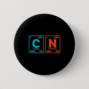 67 Meme Funny Teacher Science Periodic Table Retro 2 Inch Round Button