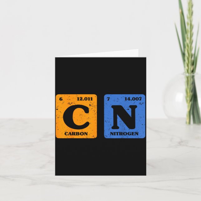 67 Meme Funny Teacher Science Periodic Table Retro Card (Front)