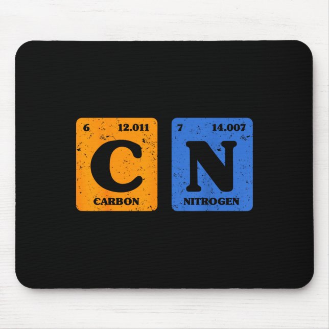 67 Meme Funny Teacher Science Periodic Table Retro Mouse Pad (Front)