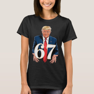 67 Meme Funny Trump 67 Hands Meme Slang 6 7 Hands  T-Shirt