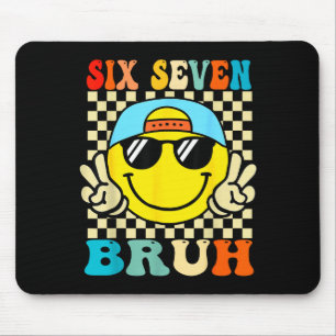 67 Meme Gen Alpha Slang 6 7 Six Seven Bruh Funny B Mouse Pad