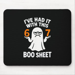 67 Meme Halloween Costume 6 7 Funny Boo Sheet Six  Mouse Pad