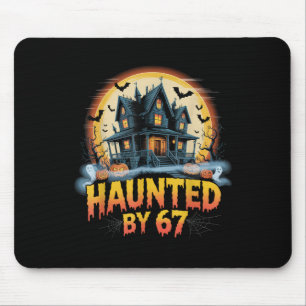 67 Meme Halloween Costume Haunted _2  Mouse Pad