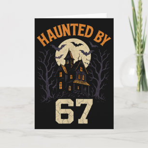 67 Meme Halloween Costume Haunted By 6-7 Brainrot  Card