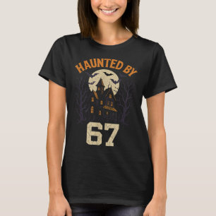 67 Meme Halloween Costume Haunted By 6-7 Brainrot  T-Shirt
