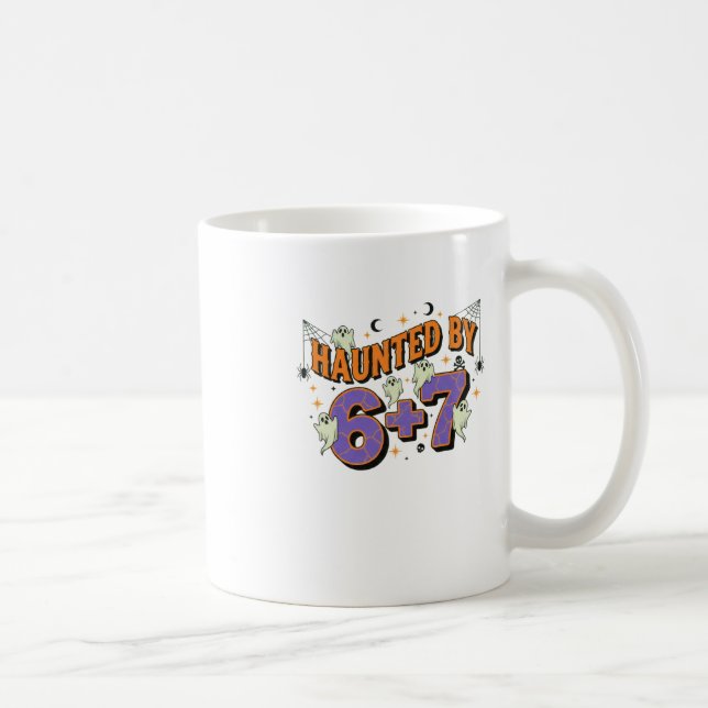 67 Meme Halloween Costume Haunted  Coffee Mug (Right)