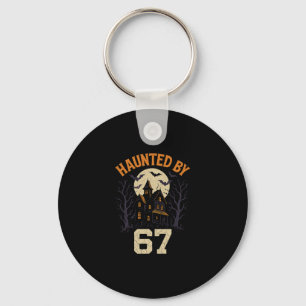 67 Meme Halloween Costume Haunted  Keychain