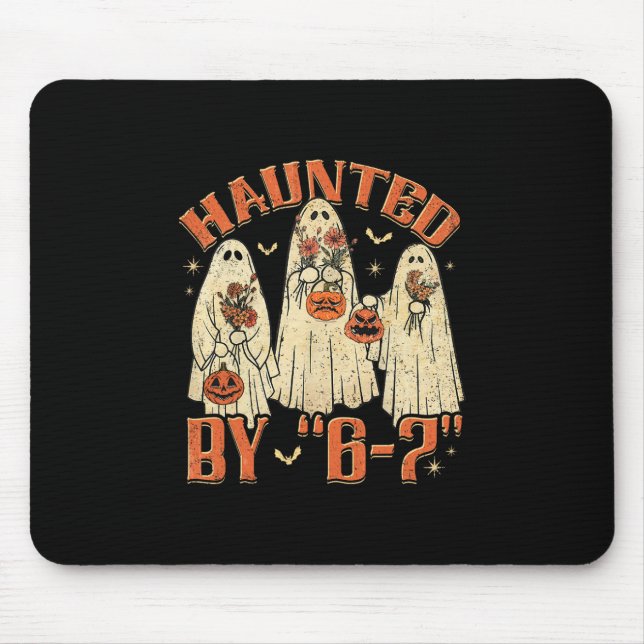 67 Meme Halloween Haunted  Mouse Pad (Front)