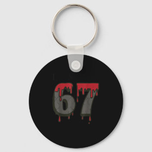67 Meme Halloween Haunted Spooky - Six Seven Gen A Keychain