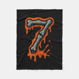 67 Meme Halloween Trendy Couple Matching Funny Six Fleece Blanket