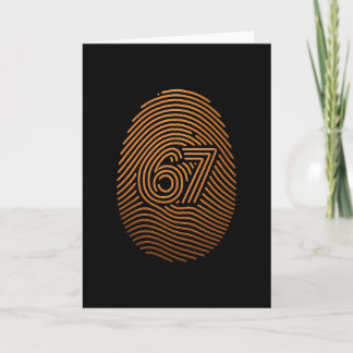 67 Meme Hidden Fingerprint Gen Z Alpha 6 7 1  Card