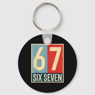 67 Meme Hope Poster Style  Keychain