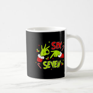 67 Meme Humor 6-7 Funny Xmas Six Seven Christmas  Coffee Mug