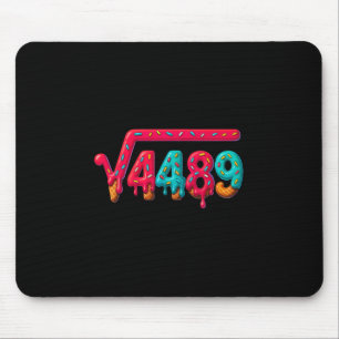 67 Meme Ice Cream Drip Square Root 4489 Gen Alpha  Mouse Pad