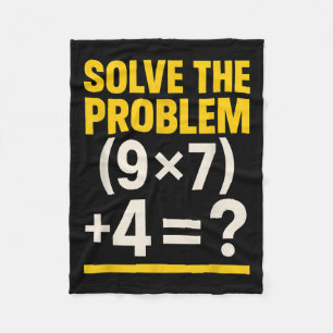 67 Meme Math Teacher Funny School 6-7 Brain Rot Si Fleece Blanket