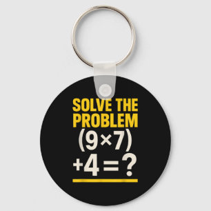 67 Meme Math Teacher Funny School 6-7 Brain Rot Si Keychain