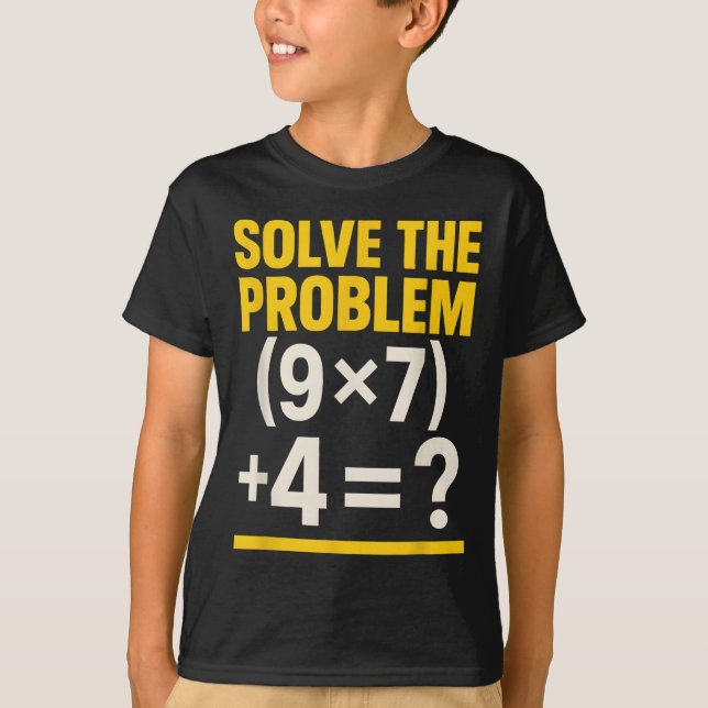 67 Meme Math Teacher Funny School 6-7 Brain Rot Si T-Shirt (Front)