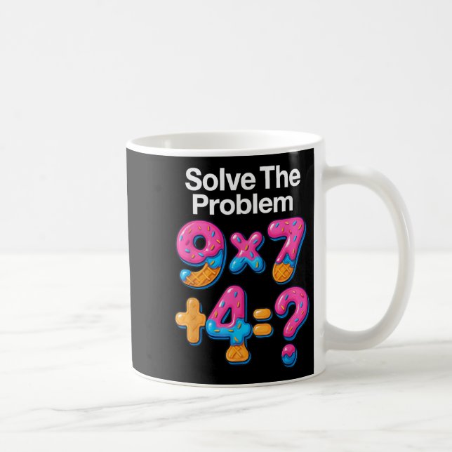 67 Meme Math Teacher Ice Cream Drip 6 7 Brainrot S Coffee Mug (Right)