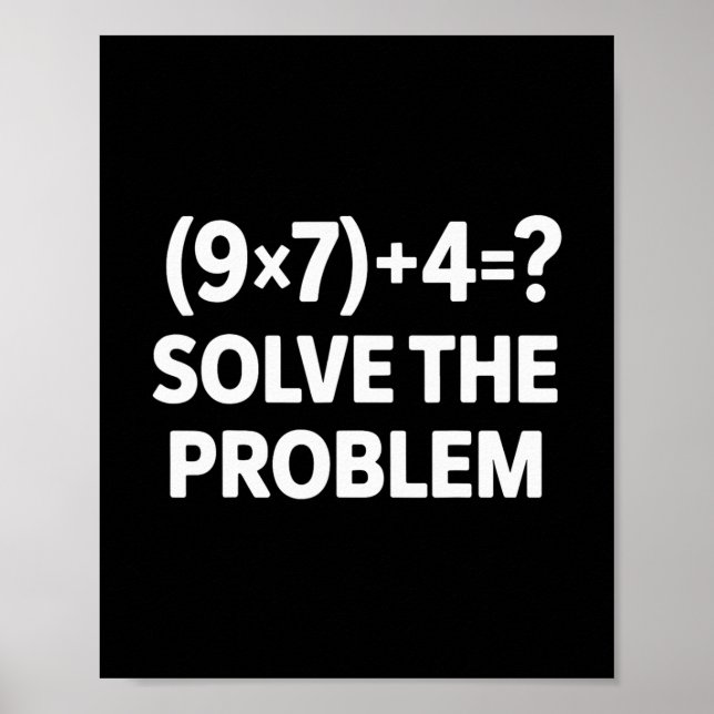 67 Meme Pemdas Elementary Math Teacher  Poster (Front)