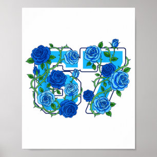 67 Meme School Wildflowers Floral Colorful Flowers Poster