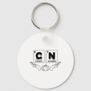 67 Meme Science Chemistry Funny Pumpkin Art Nerd J Keychain
