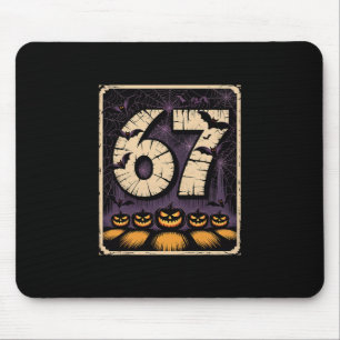 67 Meme Shirt Six Seven Funny Halloween Design  Mouse Pad