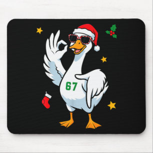 67 Meme Silly Goose 6 7 Funny Six Seven Christmas Mouse Pad