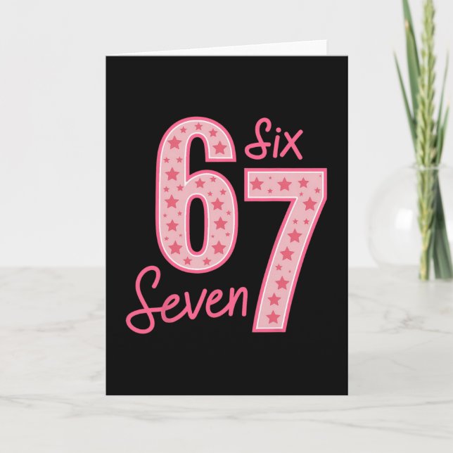 67 Meme Six Seven 1  Card (Front)