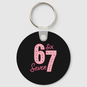67 Meme Six Seven 1  Keychain