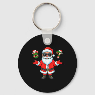 67 Meme Six Seven 6 7 Funny Santa Matching Xmas 67 Keychain