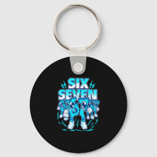 67 Meme Six Seven 6 7 Italian Brainrot Birthday Ki Keychain