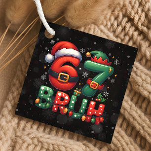 67 Meme Six Seven Bruh Funny Christmas 6 7 Favour Tags