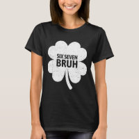67 Meme Six Seven Bruh Funny St Patrick’s Day Sham