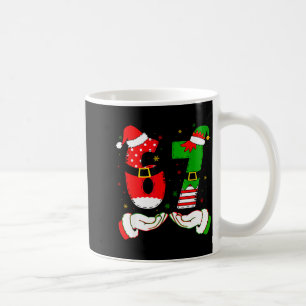 67 Meme Six Seven Christmas Shirt Kids Women Men B Coffee Mug