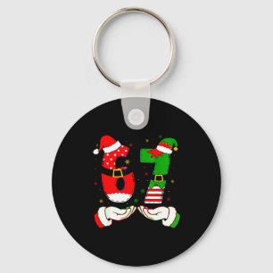67 Meme Six Seven Christmas Shirt Kids Women Men B Keychain