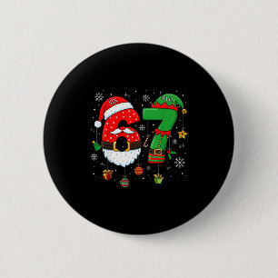 67 Meme Six Seven For Kids Women Men Boys Girls Ch 2 Inch Round Button