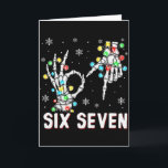 67 Meme Six Seven For Kids Women Men Boys Girls Ch Card<br><div class="desc">67 Meme Six Seven For Kids Women Men Boys Girls Christmas _10</div>
