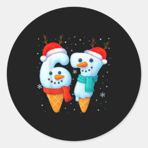 67 Meme Six Seven For Kids Women Men Boys Girls Ch Classic Round Sticker