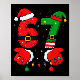 67 Meme Six Seven For Kids Women Men Boys Girls Ch Poster