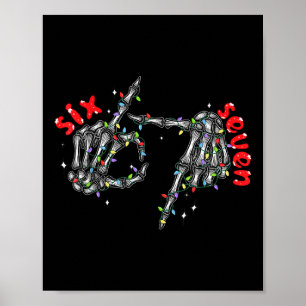 67 Meme Six Seven For Kids Women Men Boys Girls Ch Poster