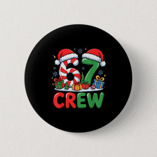 67 Meme Six Seven Funny Christmas Women Men Boys G 2 Inch Round Button