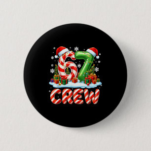 67 Meme Six Seven Funny Christmas Women Men Boys G 2 Inch Round Button