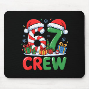 67 Meme Six Seven Funny Christmas Women Men Boys G Mouse Pad
