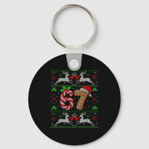 67 Meme Six Seven Funny Ugly Christmas Xmas Sweate Keychain