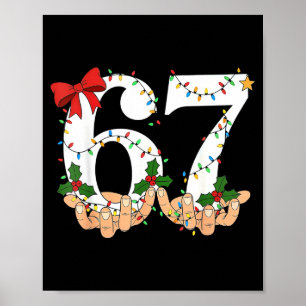 67 Meme Six Seven Kids Women Men Boys Girls Christ Poster