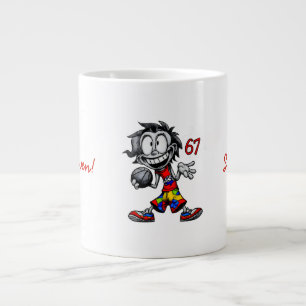67 Meme! Six & Seven Large Coffee Mug