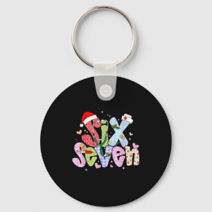 67 Meme Six Seven Nurse Christmas Funny Nursing Wo Keychain