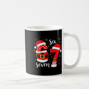 67 Meme Six Seven Santa 6 7 Funny Christmas Boys K Coffee Mug